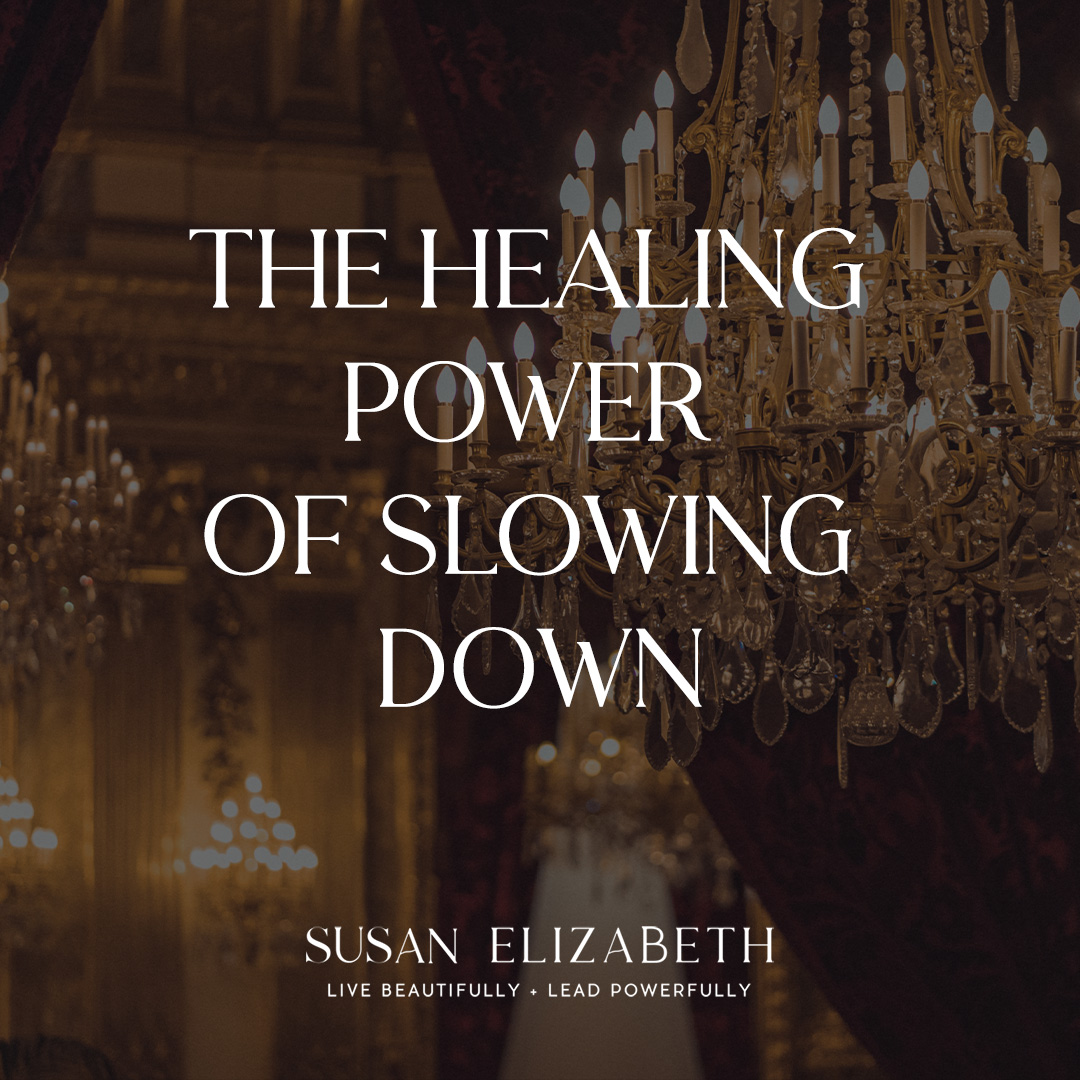 The Healing Power of Slowing Down
